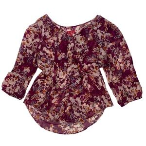 Sheer Elle Blouse in a size XL